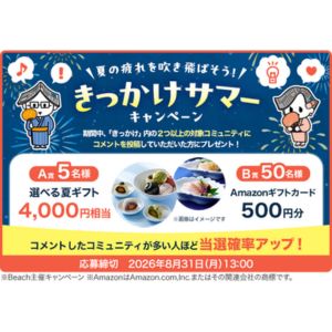 選べる夏ギフト（4,000円相当） 他