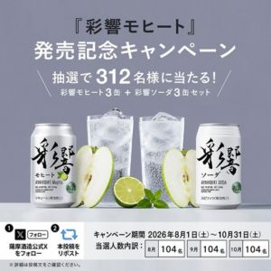 彩響モヒート3缶＆彩響ソーダ3缶セット