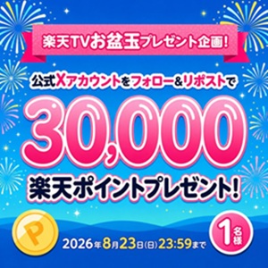 楽天ポイント3万ポイント