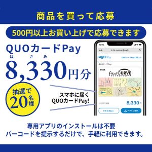 QUOカードPay 8,330円分