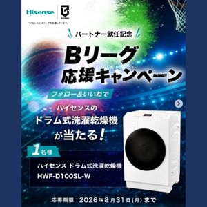 ハイセンスドラム式洗濯乾燥機HWF-D100SL-W