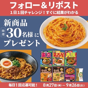 ハチ食品新商品セット