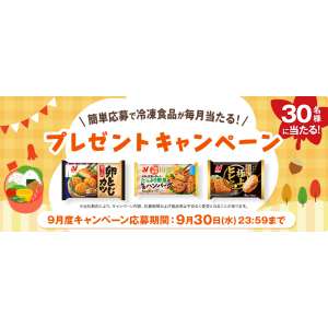 ニチレイの冷凍食品詰め合わせ