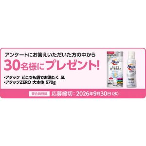 アタックどこでも袋でお洗濯5L＆ZERO大本体