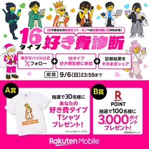 楽天ポイント3,000円相当 他