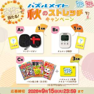 マッサージガン＋パズル誌1冊　他