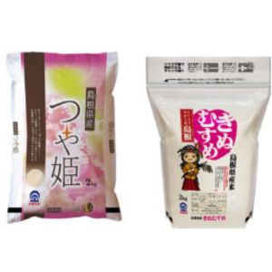 島根県産新米 つや姫＆きぬむすめ（各2kg）