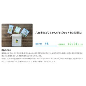 八女市みどりちゃんグッズセット