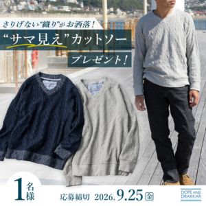 DOPE&DRAKKAR ジャガードVネック プルオーバー