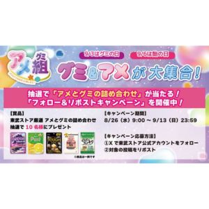 東武ストア グミとアメの詰め合わせ