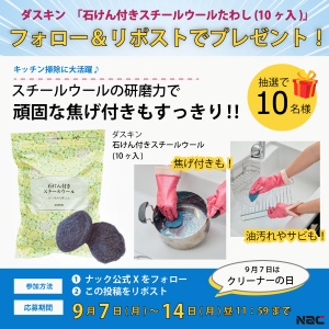 ダスキン 石けん付きスチールウール