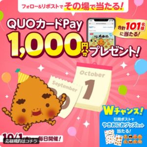 QUOカードPay 1,000円分