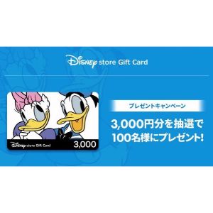 ディズニーギフトカード 3,000円分