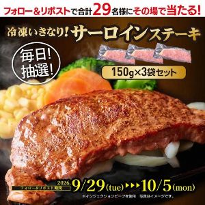 冷凍サーロインステーキ150g 3枚セット