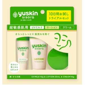 ユースキン敏感肌向けスキンケア シソラ トライアルセット