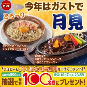 ガストお食事券500円分