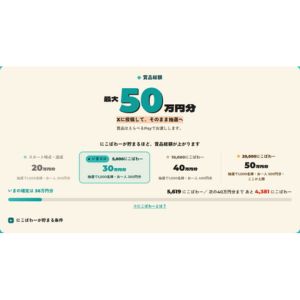 えらべるPay 最大500円分