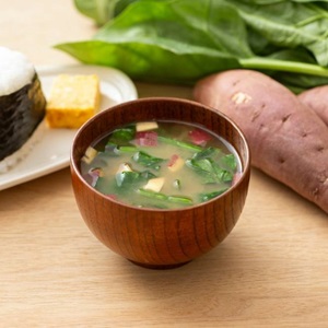 ほうれん草と紅はるかのみそ汁10食5名様