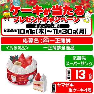 ヤマザキ　クリスマス 生ケーキ4号