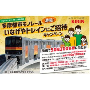 多摩都市モノレール いなげやトレイン招待
