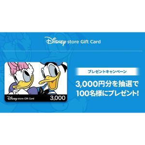 ディズニーギフトカード 3,000円分