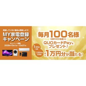 QUOカードPay 最大1万円分