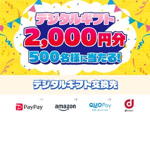 デジタルギフト 2,000円分