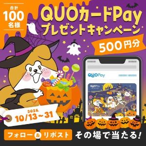 QUOカードPay 500円分