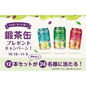 お茶割り 鍛茶 3種12本セット