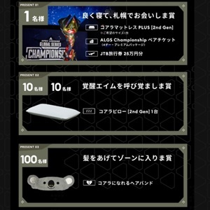 JTB旅行券25万円分＆コアラマットレス＆ALGS championship ペアチケットのセット 他