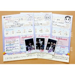 直筆プロフィール帳（大林悠成／西柊／堀野蓮）など
