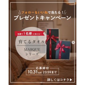 育てるタオル MARQUE ボックス入り