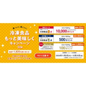 えらべるPay 最大1万円相当